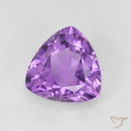9,17 ctw natürlicher Intensives Violett Amethyst, Trillion, VVS-VS