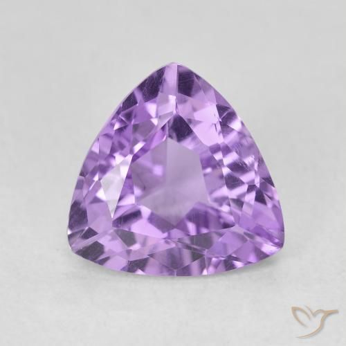 2.78ct Natürlicher Lebhaftes Violett Amethyst, Trillion, VVS-VS