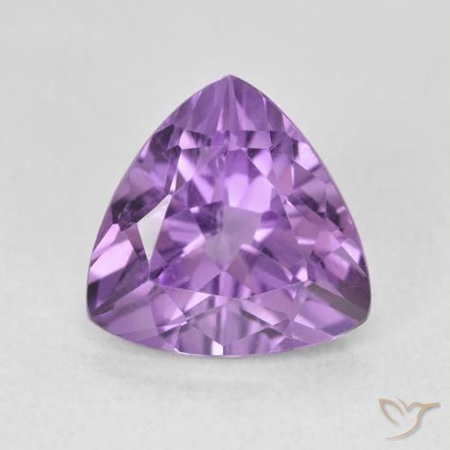 3.07ct Natürlicher Lilaisch-violett Amethyst, Trillion, VVS-VS
