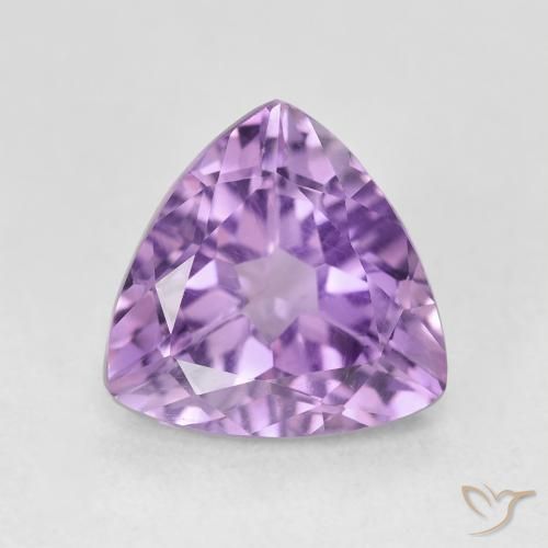 2.84ct Natürlicher Lilaisch-violett Amethyst, Trillion, VVS-VS