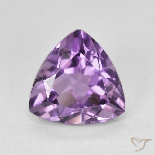 2.86ct Natürlicher Mittelviolett Amethyst, Trillion, VVS