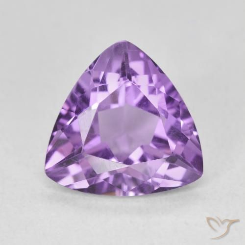 2.69ct Natürlicher Tiefes Irisviolett Amethyst, Trillion, VVS