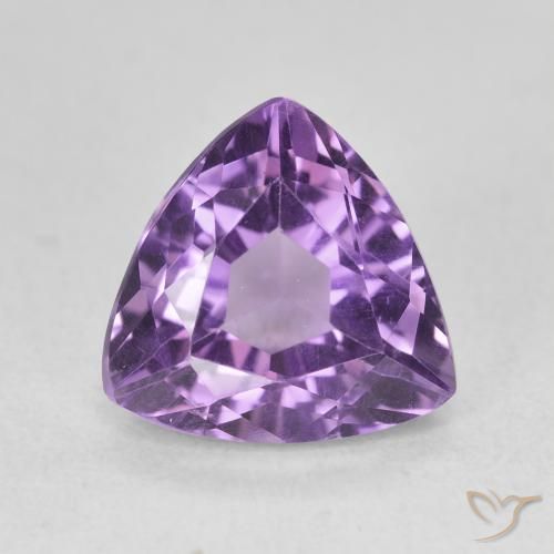3.09ct Natürlicher Aubergine Veilchen Amethyst, Trillion, VVS