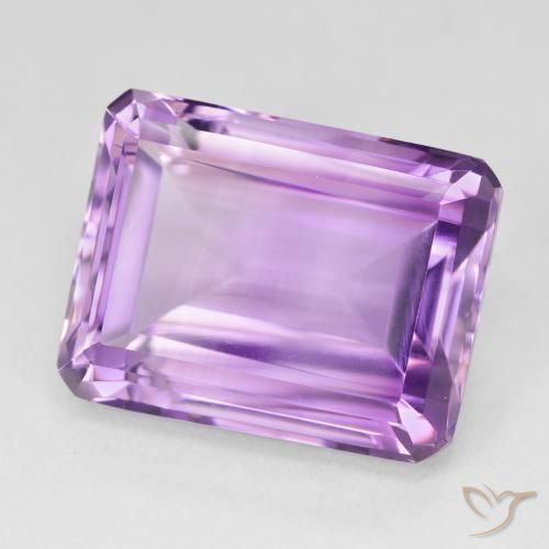 9,17 ctw natürlicher Hellrosa Violett Amethyst, Oktagonschliff, VVS