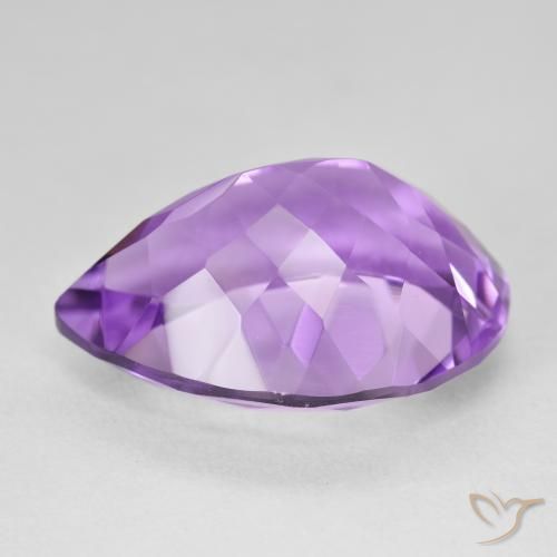 9,17 ctw natürlicher Mittelviolett Amethyst, Birnenform, VVS