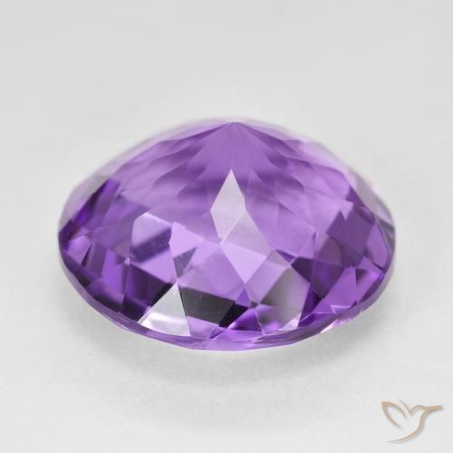 9,17 ctw natürlicher Rosaig-violett Amethyst, Runden, VVS