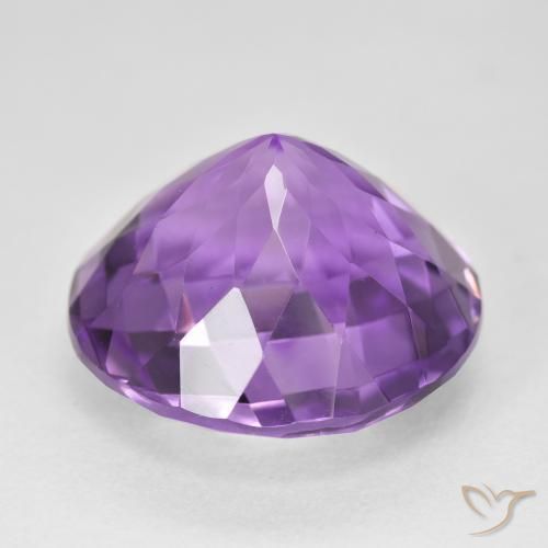 9,17 ctw natürlicher tiefviolett Amethyst, Runden, VVS