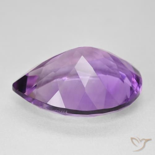 9,17 ctw natürlicher Hell-Mittelviolett Amethyst, Birnenform, VVS
