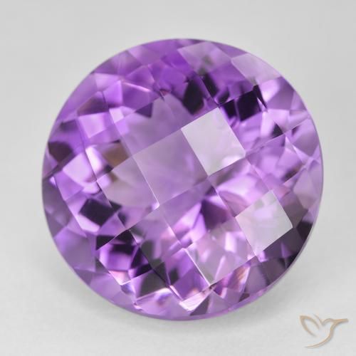 9,17 ctw natürlicher Mittelviolettes Violett Amethyst, Runden, VVS