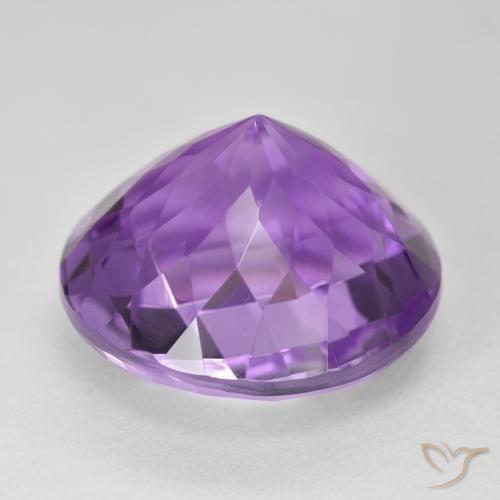 9,17 ctw natürlicher Mittelviolettes Violett Amethyst, Runden, VVS