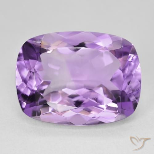 17.54ct Natürlicher Tiefes Irisviolett Amethyst, Kissen, VVS