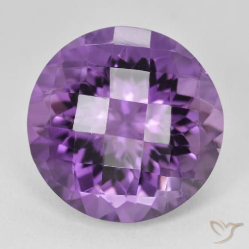 19.78ct Natürlicher Lebhaftes Violett Amethyst, Runden, VVS
