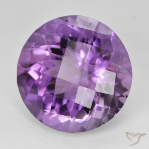 9,17 ctw natürlicher Lebhaftes Violett Amethyst, Runden, VVS