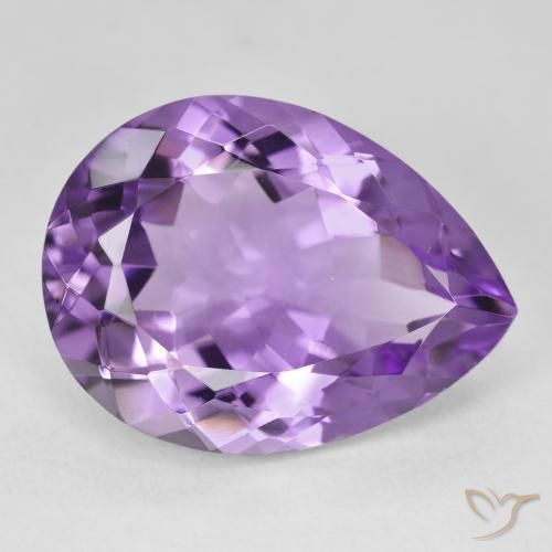 9,17 ctw natürlicher Mittelviolett Amethyst, Birnenform, VVS