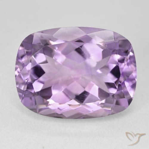 19.62ct Natürlicher Mittelrosa Violett Amethyst, Kissen, VVS-VS