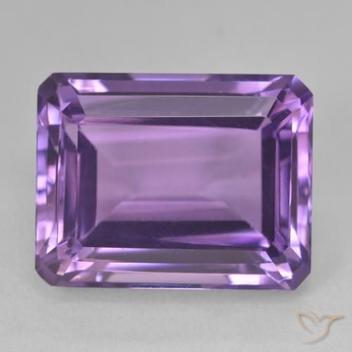 20.04ct Natürlicher Intensives Violett Amethyst, Smaragdschliff, VVS-VS