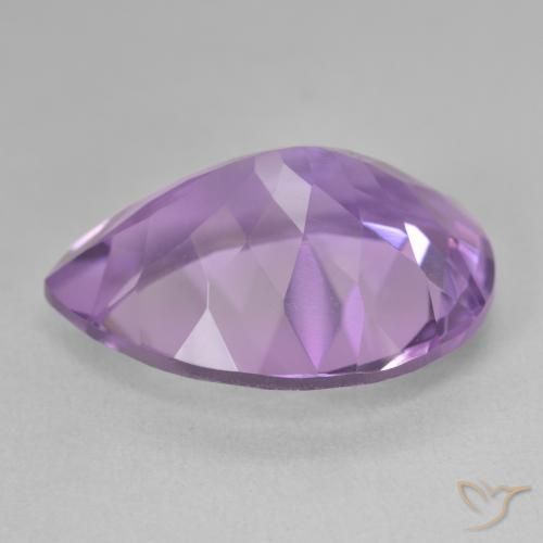 9,17 ctw natürlicher Mittelviolett Amethyst, Birnenform, VVS-VS