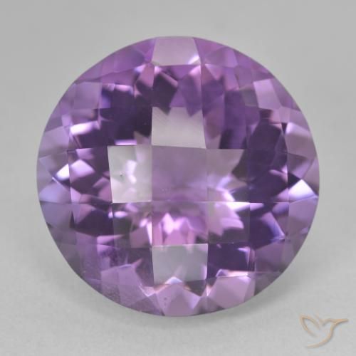 19.21ct Natürlicher Mittelviolett Amethyst, Runden, VS