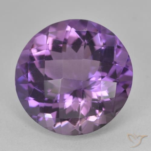 9,17 ctw natürlicher Mittelviolett Amethyst, Runden, VS