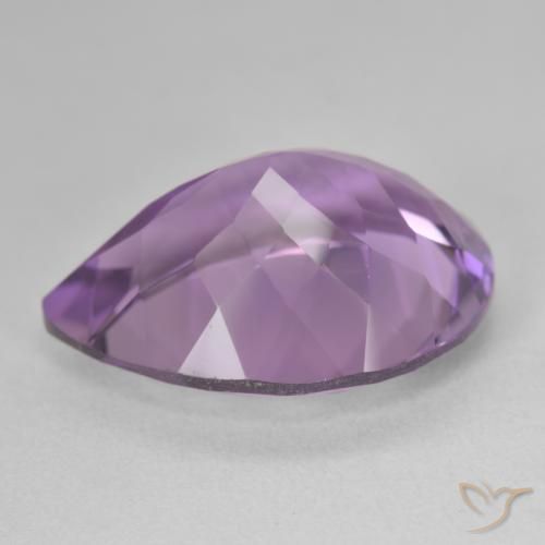9,17 ctw natürlicher Mittelviolett Amethyst, Birnenform, VVS