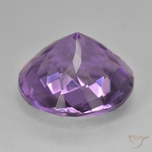 9,17 ctw natürlicher Mittelviolett Amethyst, Runden, VVS