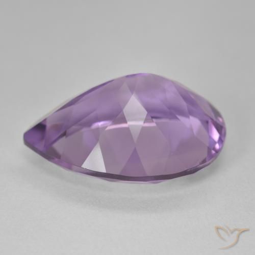 9,17 ctw natürlicher Lilaisch-violett Amethyst, Birnenform, VVS-VS