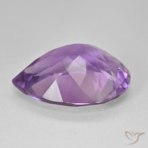 9,17 ctw natürlicher Mittel Violett-Rosa Amethyst, Birnenform, VVS-VS