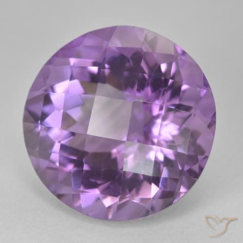 9,17 ctw natürlicher Mittelviolett Amethyst, Runden, VVS-VS