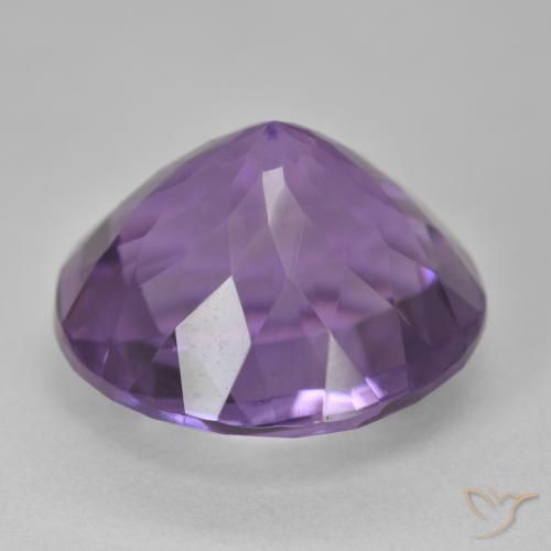 9,17 ctw natürlicher Mittelviolett Amethyst, Runden, VVS-VS