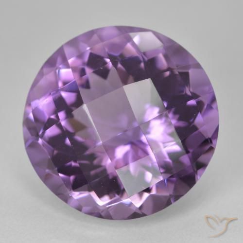 9,17 ctw natürlicher Mittelviolett Amethyst, Runden, VVS-VS
