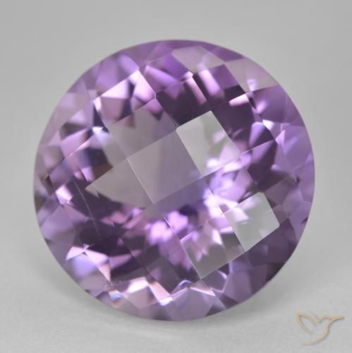 9,17 ctw natürlicher Mittelviolett Amethyst, Runden, VVS-VS