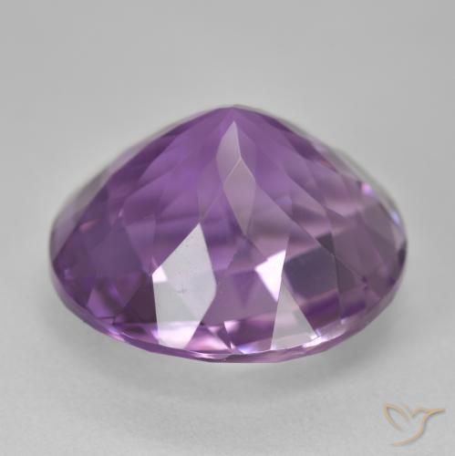 9,17 ctw natürlicher Mittelviolett Amethyst, Runden, VVS-VS