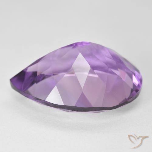 9,17 ctw natürlicher Mittel Violett-Rosa Amethyst, Birnenform, VVS
