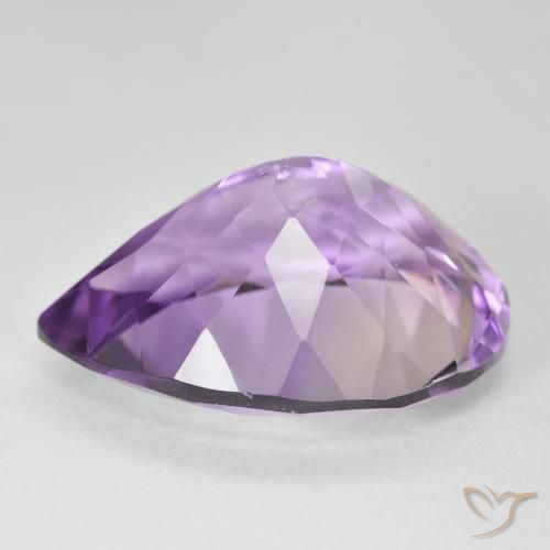 9,17 ctw natürlicher Mittel Violett-Rosa Amethyst, Birnenform, VVS