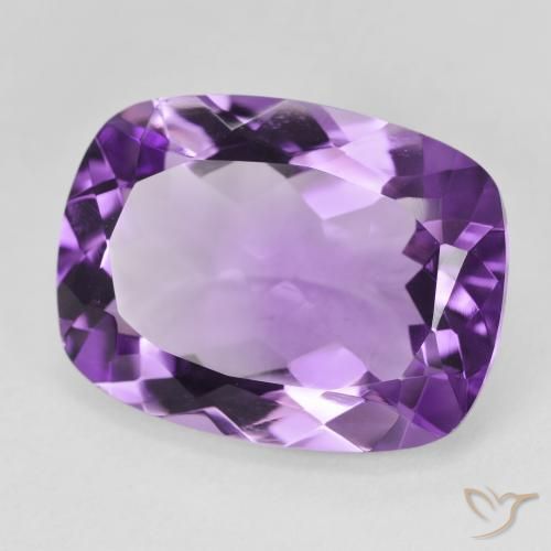 9,17 ctw natürlicher Mittelviolettes Violett Amethyst, Kissen, VVS
