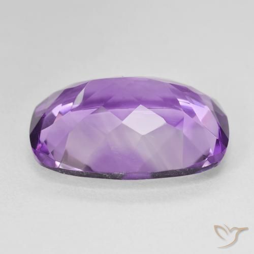 9,17 ctw natürlicher Mittelviolettes Violett Amethyst, Kissen, VVS