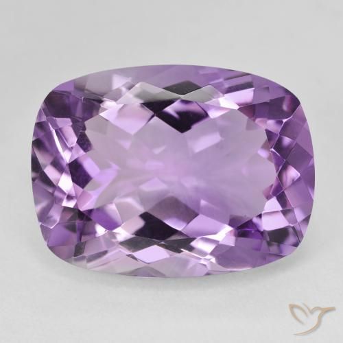 18.10ct Natürlicher Lilaisch-violett Amethyst, Kissen, VVS