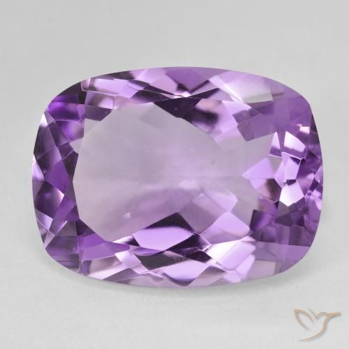 17.64ct Natürlicher Lilaisch-violett Amethyst, Kissen, VVS