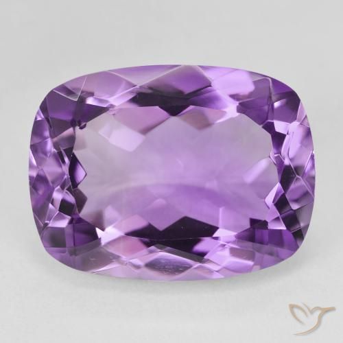 17.76ct Natürlicher Lilaisch-violett Amethyst, Kissen, VVS