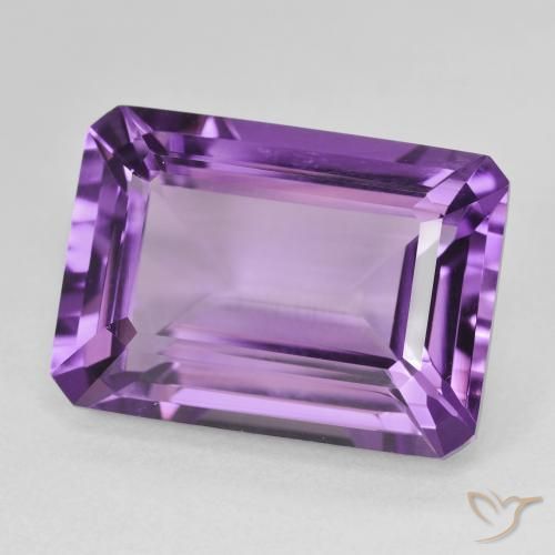 9,17 ctw natürlicher Lilaisch-violett Amethyst, Oktagonschliff, VVS-VS