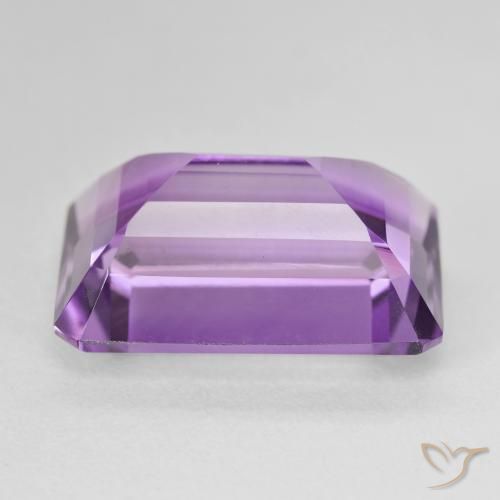 9,17 ctw natürlicher Lilaisch-violett Amethyst, Oktagonschliff, VVS-VS