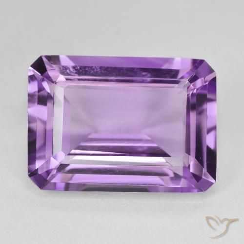 14.44ct Natürlicher Tiefviolettes Violett Amethyst, Smaragdschliff, VVS-VS