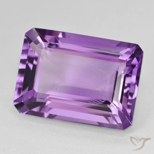 9,17 ctw natürlicher Mittelviolettes Violett Amethyst, Oktagonschliff, VS