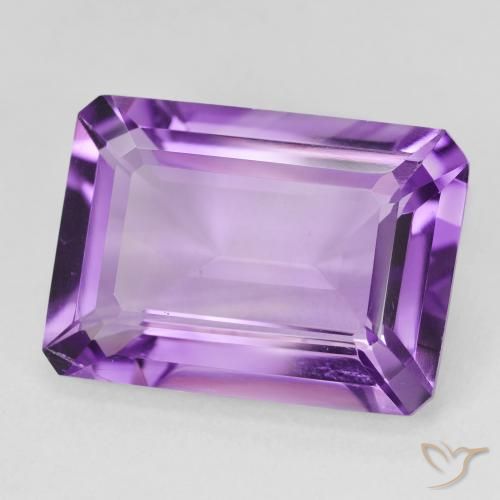 9,17 ctw natürlicher Mittelviolettes Violett Amethyst, Oktagonschliff, VVS-VS