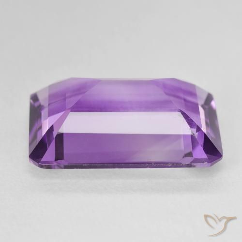 9,17 ctw natürlicher Mittelviolettes Violett Amethyst, Oktagonschliff, VVS-VS