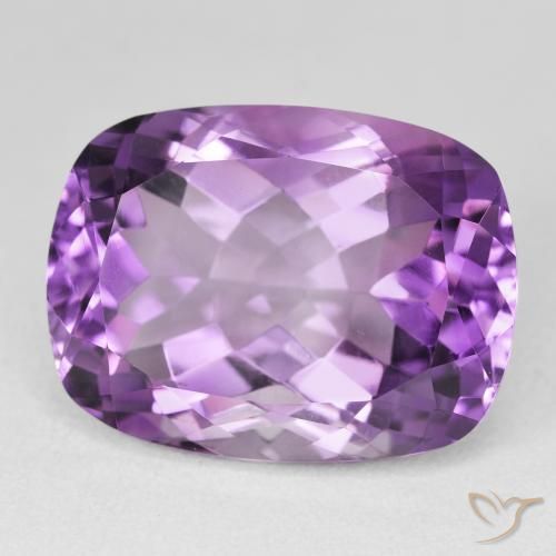 9,17 ctw natürlicher Hell-Mittelviolett Amethyst, Kissen, VVS-VS