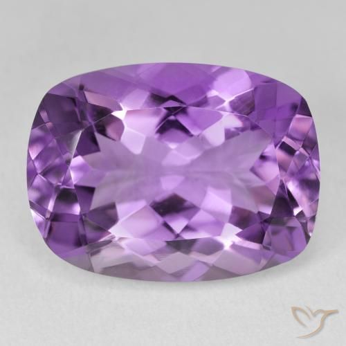 17.58ct Natürlicher Lebhaftes Violett Amethyst, Kissen, VVS-VS