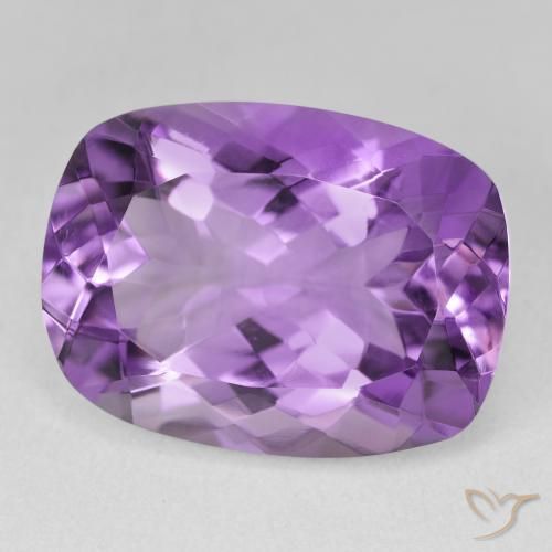 9,17 ctw natürlicher Lebhaftes Violett Amethyst, Kissen, VVS-VS