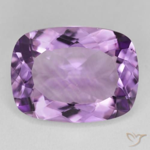 16.89ct Natürlicher Hell-Mittelviolett Amethyst, Kissen, VVS-VS