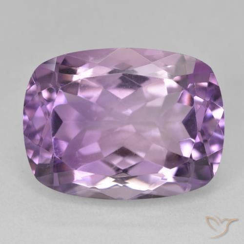 19.70ct Natürlicher Hell-Mittelviolett Amethyst, Kissen, VS